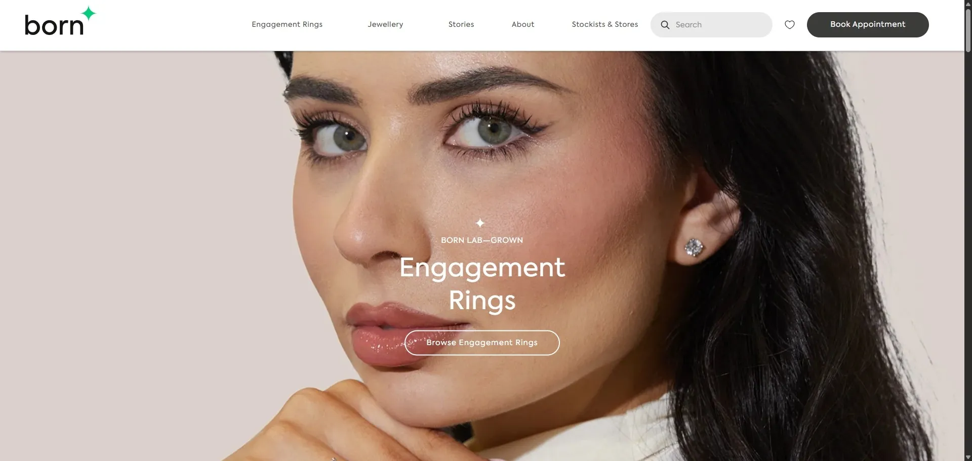 Born Diamonds — Brand Storytelling & Stockist Locator